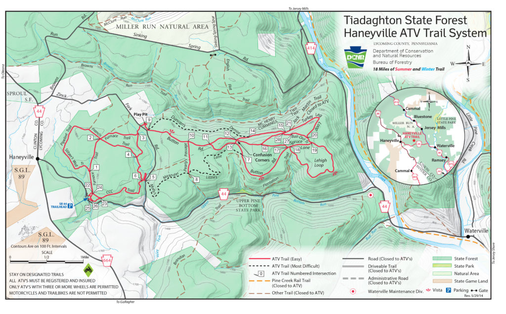 ATV/Trail Bike Trails - Cummings Township PA